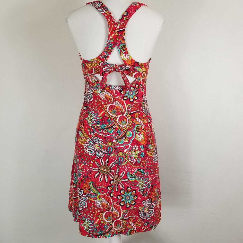 Athleta Salina Paisley Swimsuit dress floral S - Picture 7 of 8